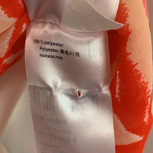 Marc Cain red print sheer tunic top - Picture 9 of 9